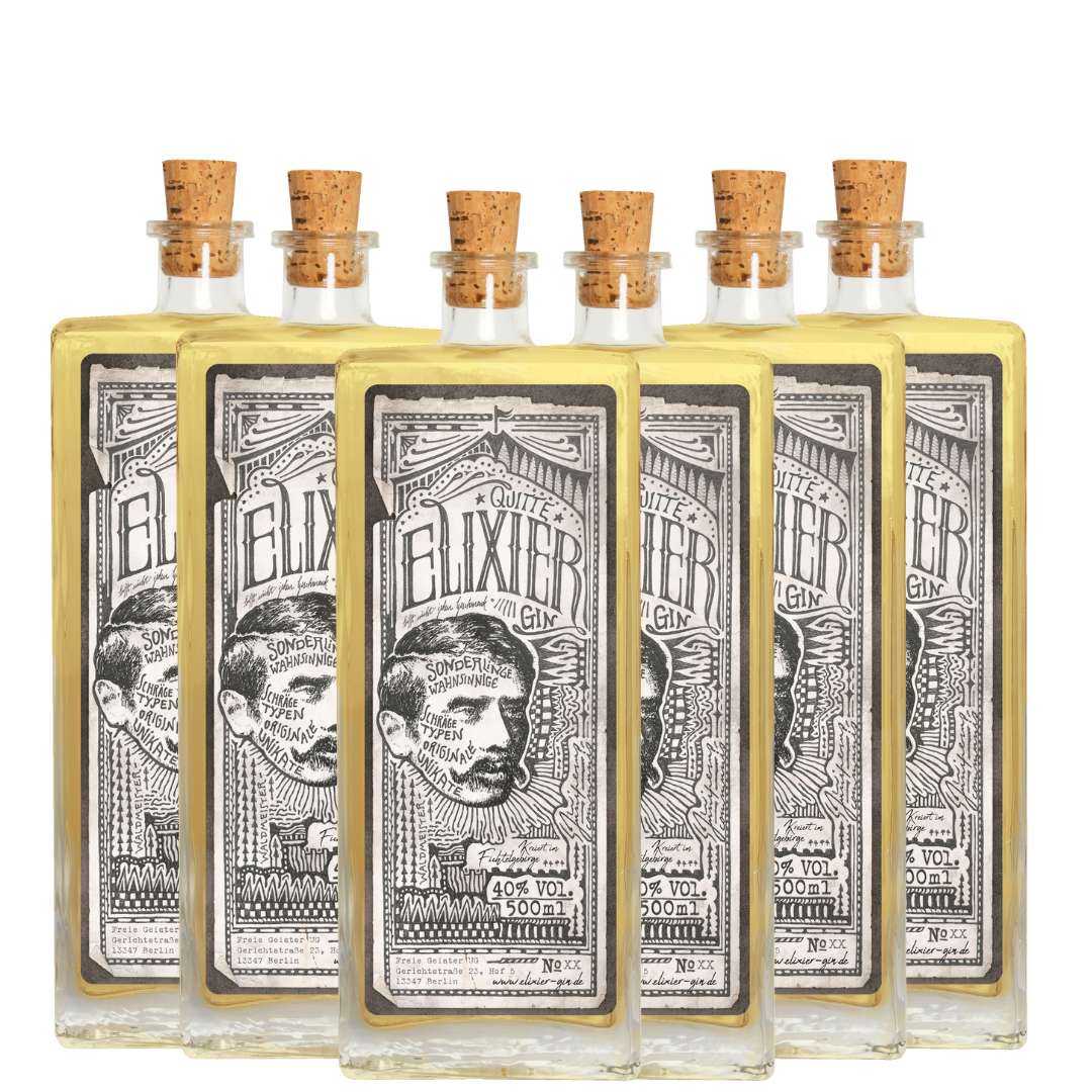 Elixier Quitten Gin | Kiste| 6x 50cl