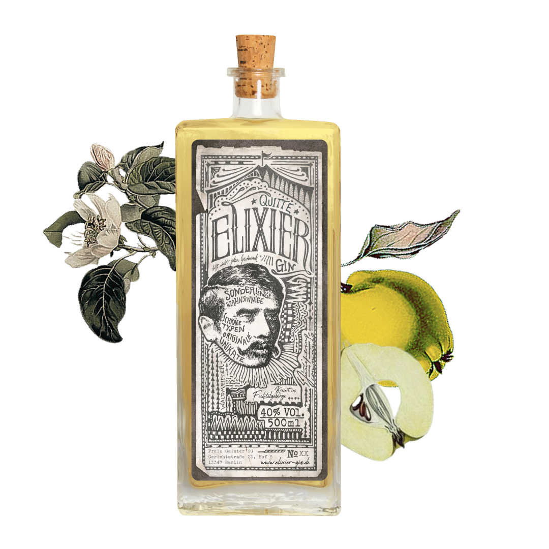 Elixier Quitten Gin | Flasche | 50cl