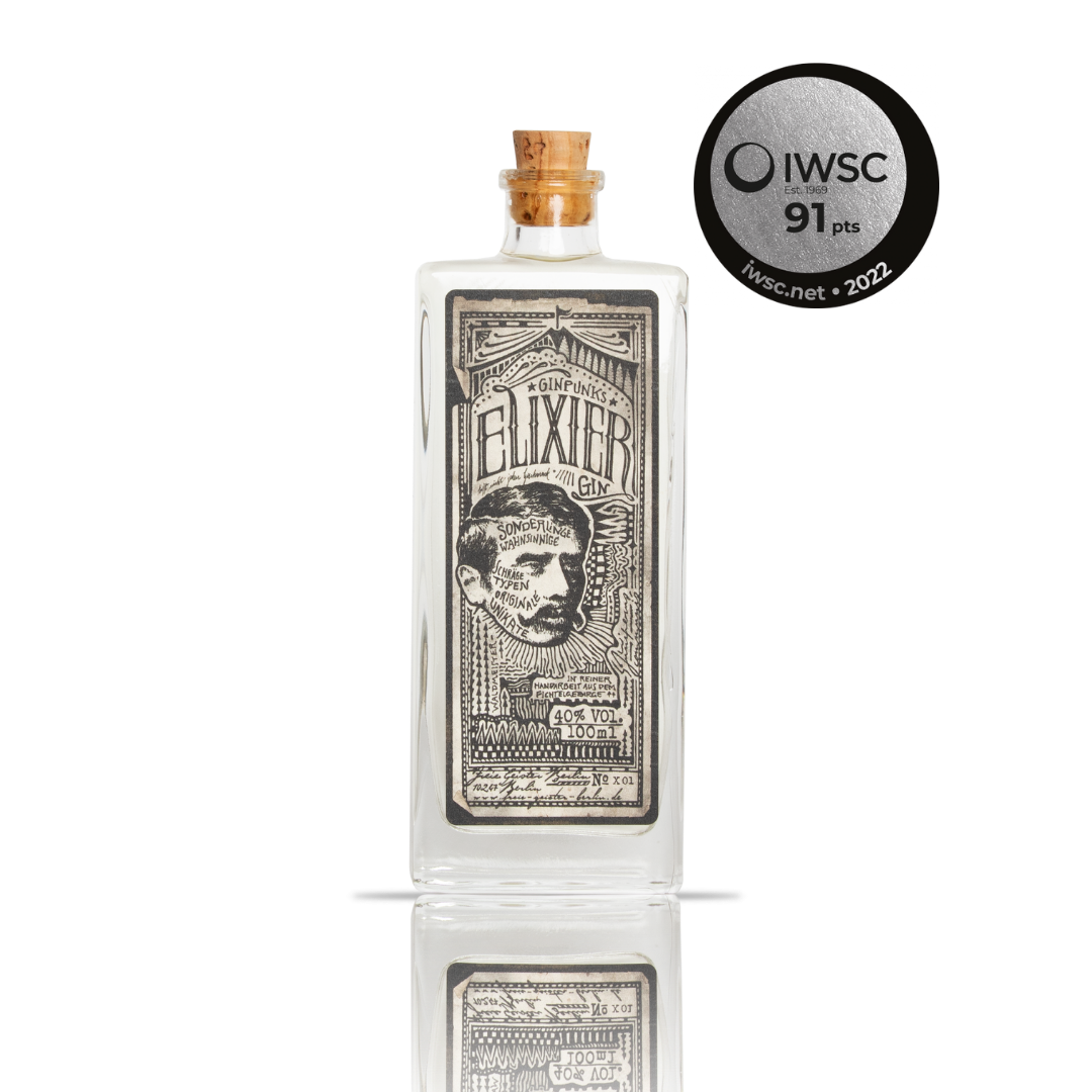Elixier Gin Miniatur | Kiste | 12x 10cl