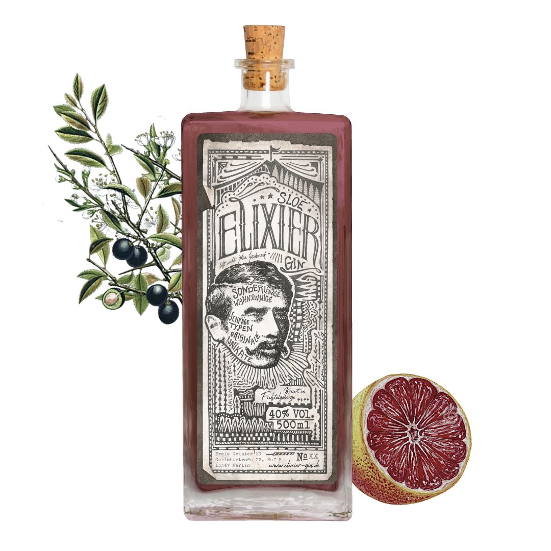 Elixier Sloe Gin | Kiste | 6x 50cl
